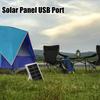 Solar Panel Charger Solar Panel USB Charger Outlet 4 USB Ports Outdoor Portable Solar Cell Plate for Outdoor Hiking and Camping