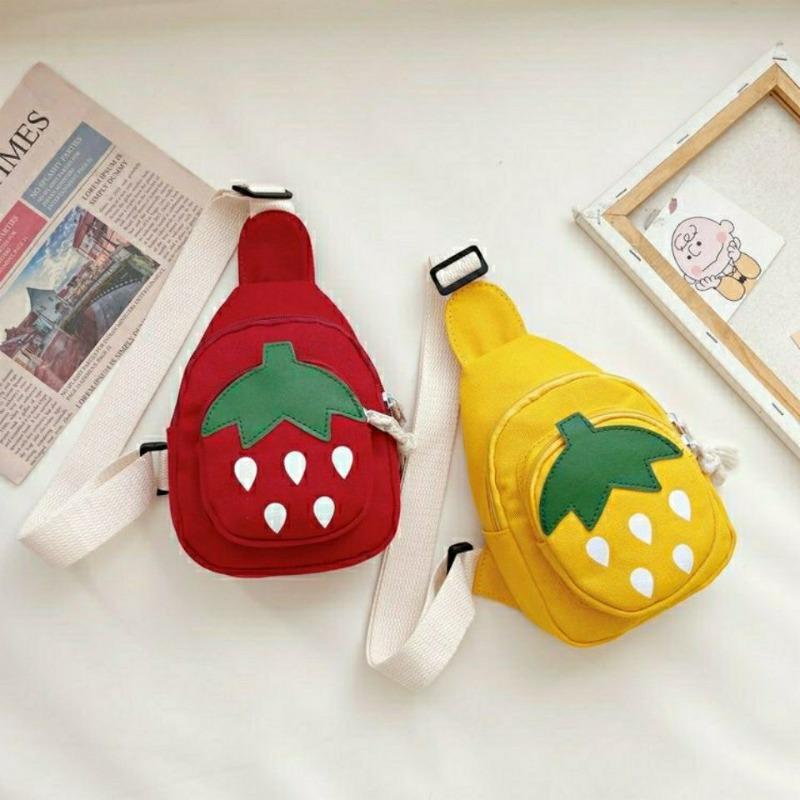 Children's Bag Crossbody Bag Girls Cute Princess Cartoon Breast Bag Korean Version Foreign Style Baby Accessories Bag Canvas Bag