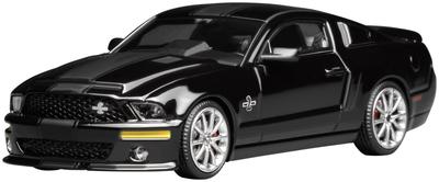 Freestyle (FREESTYLE) MOTORHELIX 164 Ford Mustang Shelby GT500 2007 Ebony Black White Double Stripes Finished Model GL-1251005B