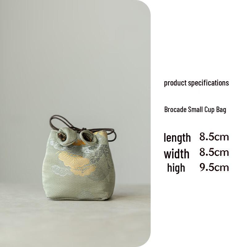 

Cotton Linen Drawstring Storage Bag for Tea Sets