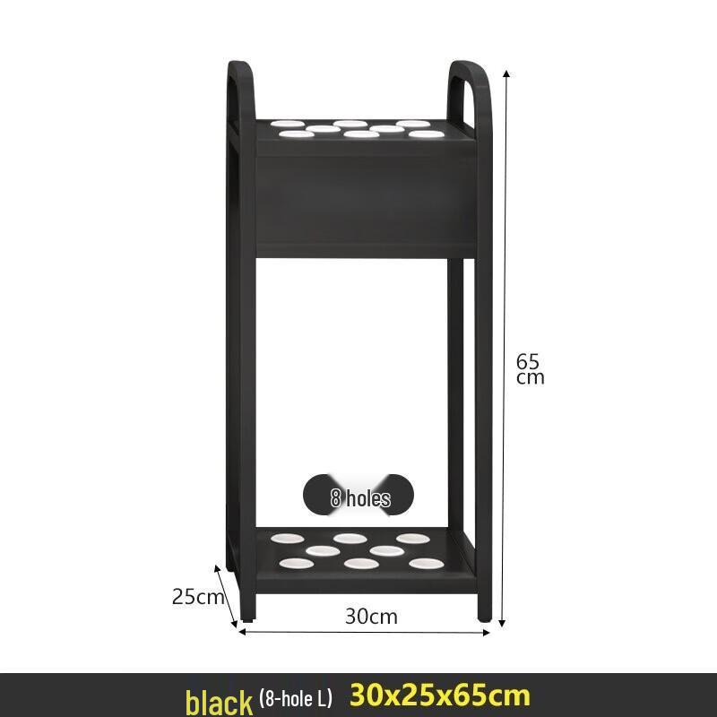 8-Hole Billiard Cue Rack