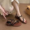 New Summer Retro Sandals and Women's Shoes with Thick Heels