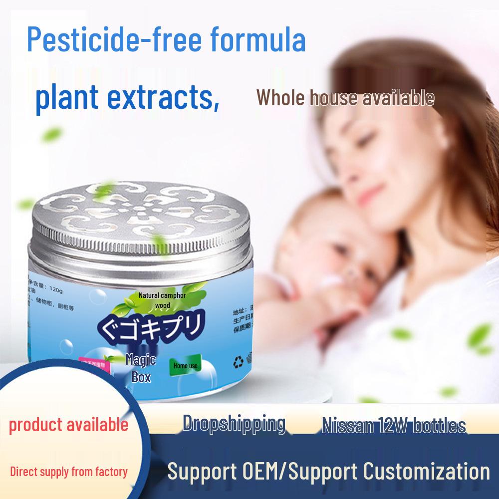 Spot Cockroach Repellent Magic Box - Japanese Plant Essence Gel for Flies & Mosquitoes