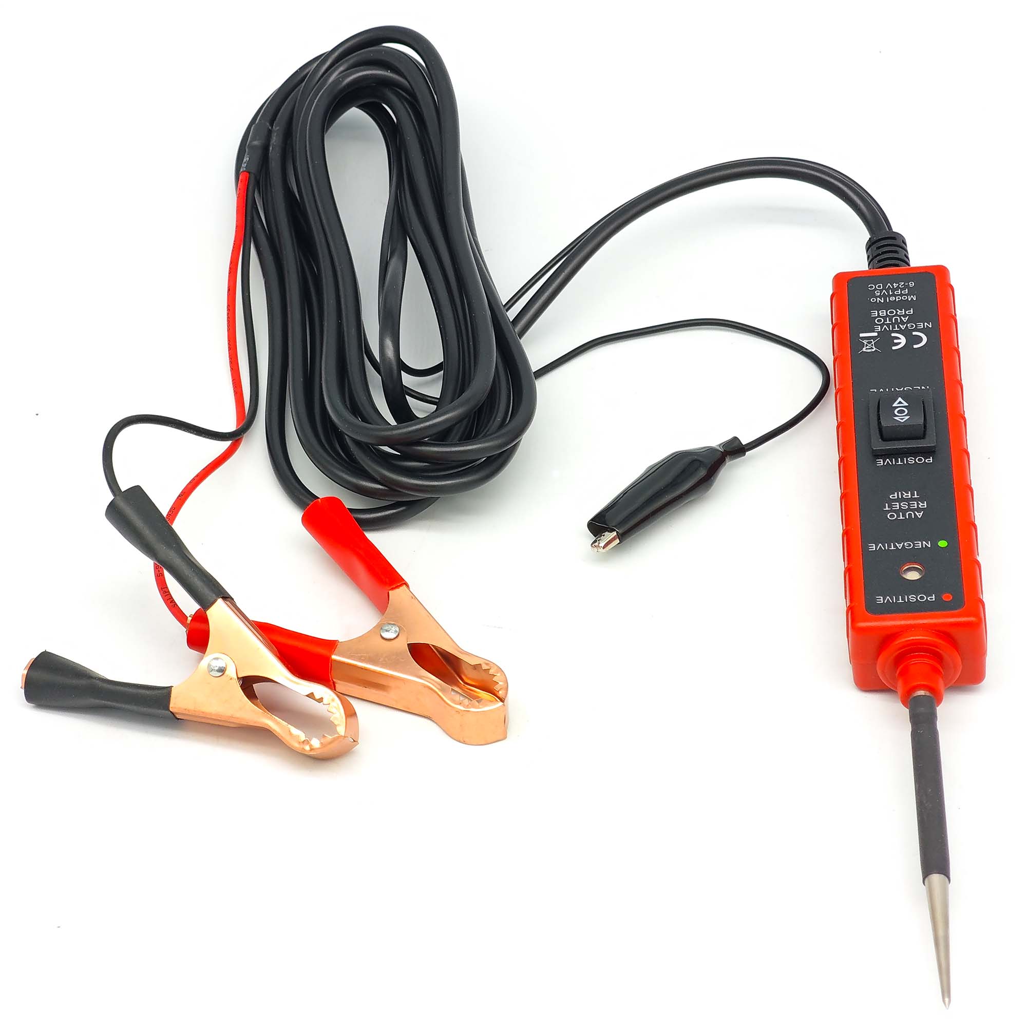 

Тестер щупа цепи питания 6-24 В постоянного тока контрольная лампа короткого замыкания автомобильный компонент электрическая полярность идентификация тестер непрерывности