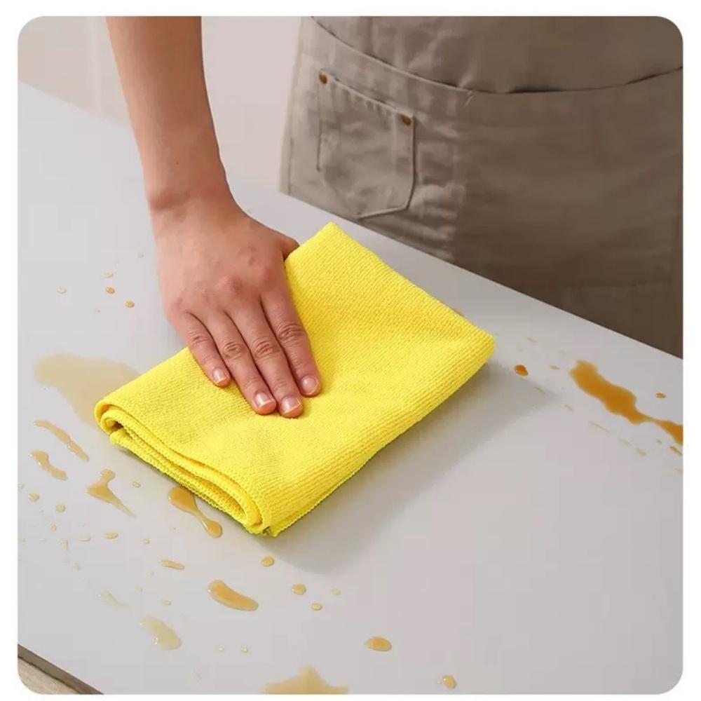 10-piece microfiber cleaning cloth for kitchen, home, car wash and glass, suitable for multiple scenarios
