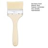 Basting Brush with Wooden Handle Heat Resistant Kitchen Oil Brush for BBQ Sauce Pastry Spreader for Pancakes