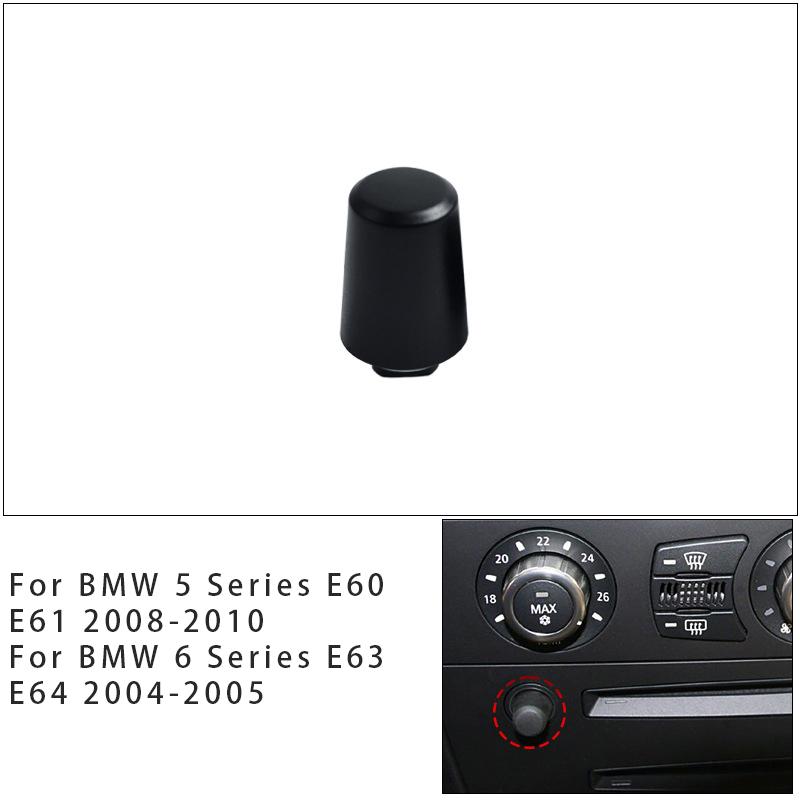 For BMW 5 6 7 Series Audio Switch Knob E60 E66 CD Machine Volume Adjustment Knob Cap Accessories 65836953773 Model A