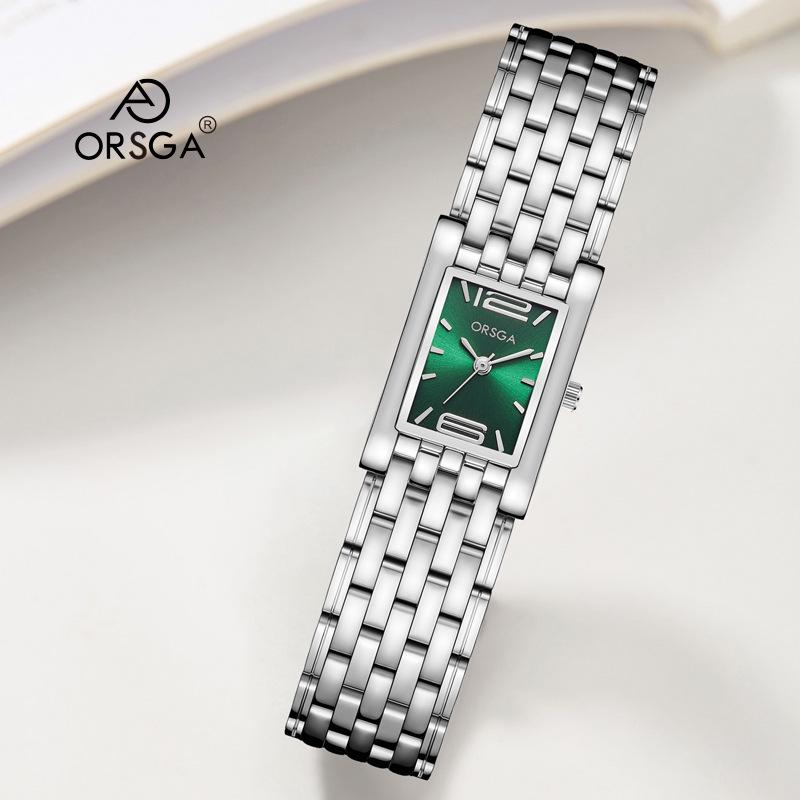 ORSGA Fashion Square Damen Quarz Uhr - Leichter Luxus & Casual Stil