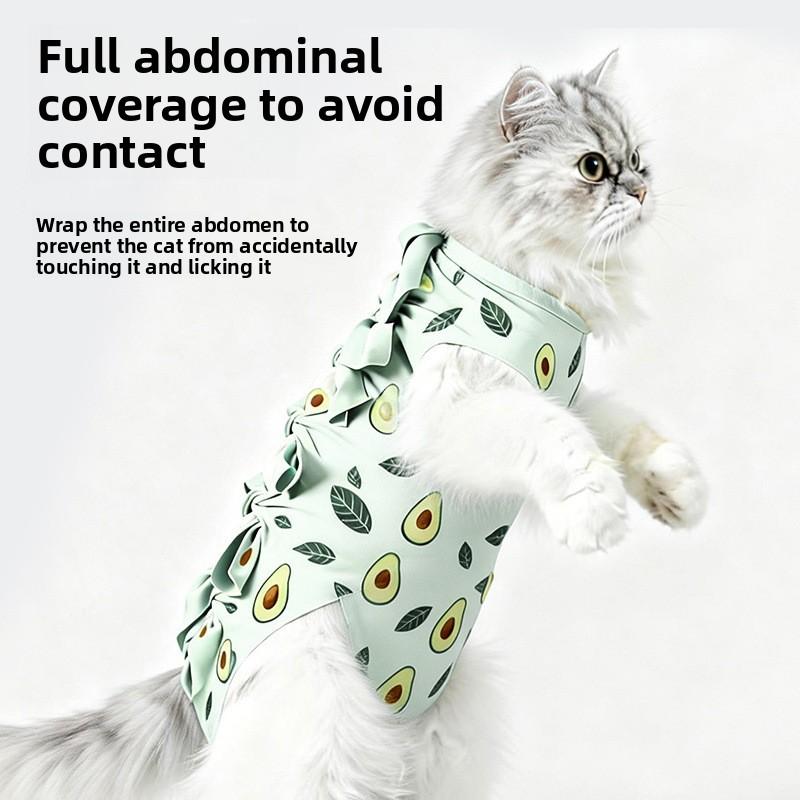 Traje Quirúrgico de Esterilización para Gatas, Traje de Destete, Ropa Anti-mordeduras para Gatos