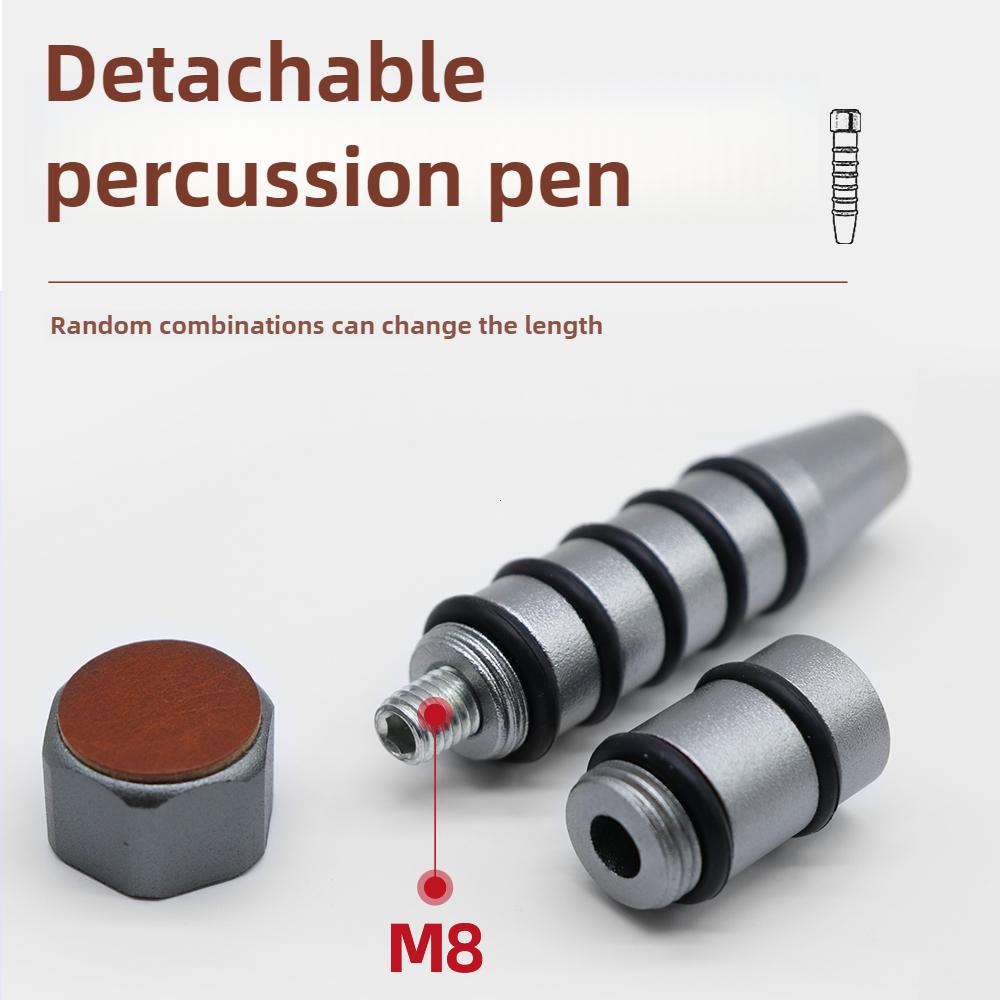 Car dent repair tool with interchangeable head body repair leveling pen stainless steel head percussion hammer dent repair pen