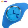 SKMEI Women's Watch, Stylish, Sporty, Silicone, Cute, Simple, Blue, Waterproof, Casual, Analog, Brand Name, Gift, High School Student, Light Blue