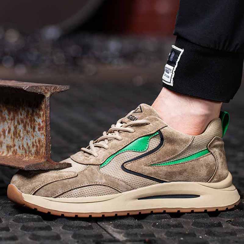 Oulylan Steel Head Anti-Smash Anti-Stabbing Wear-Resistant Breathable Men'S Comfortable Safety Shoes Protective Safety Shoes