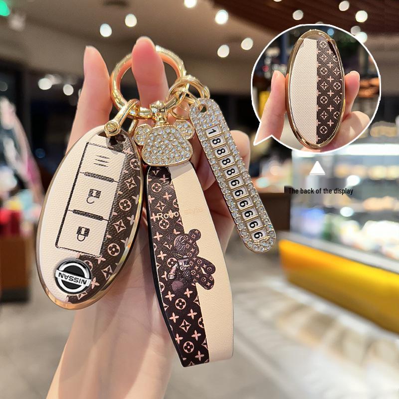Nissan Sylphy, Teana, Qashqai, Tiida, Lannia, Bluebird Schlüsselhülle & Damenhandtasche