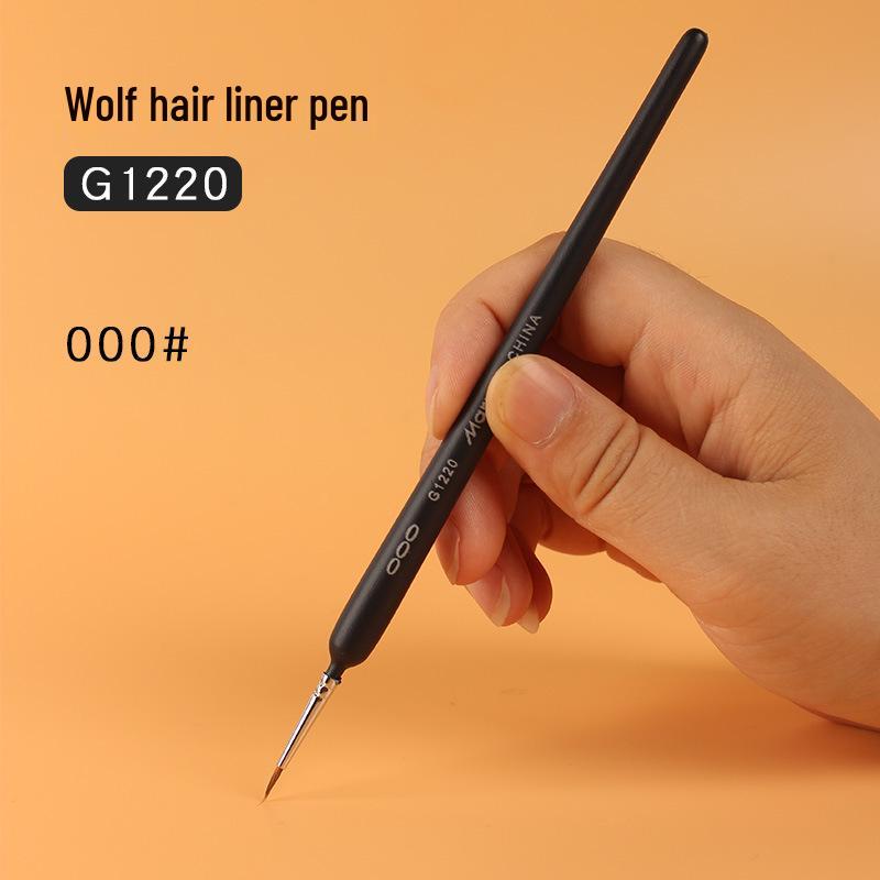 

Mali G1220 Wolf Hair Liner Brush for Calligraphy, Watercolor, Gouache, Acrylic, and Fine-Line Chinese Painting G1220 Wolf Hair Liner Brush