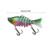 10cm 3D Fishing Lures Swimbait Wobbler Hard Multi-Sections Fishing Lures Saltwater Trolling Lures Fishing Baits Wobbler