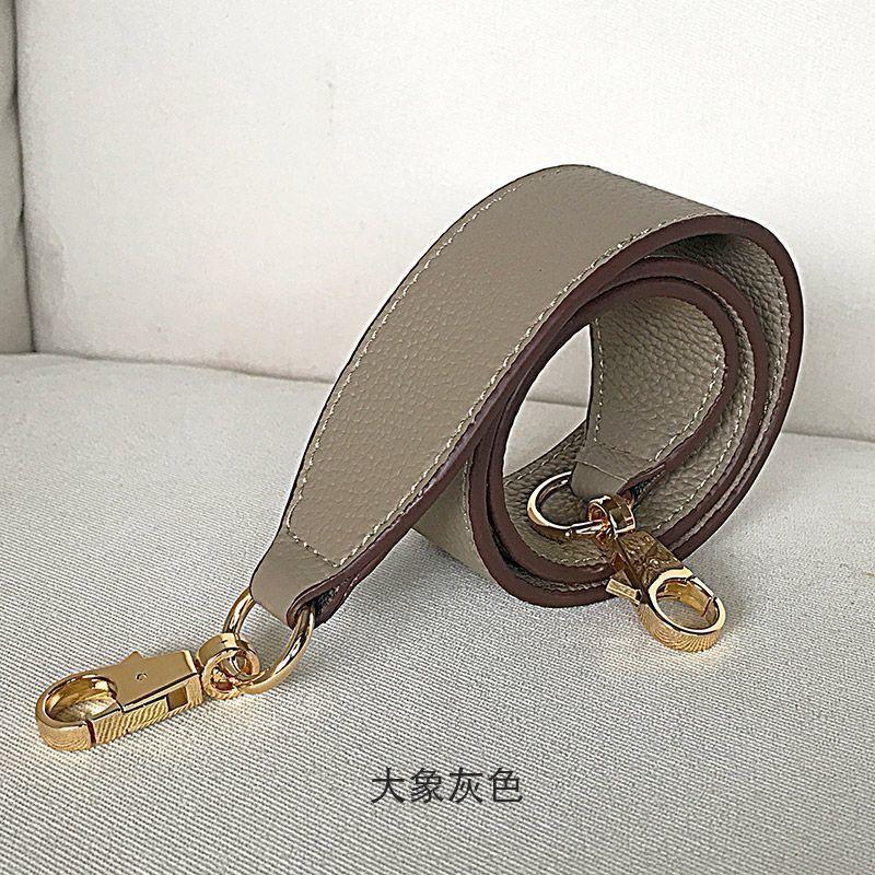 Imported Togo Top Layer Cowhide Widened Shoulder Strap Suitable Kelli Platinum Bag Women s Short Belt Single Back