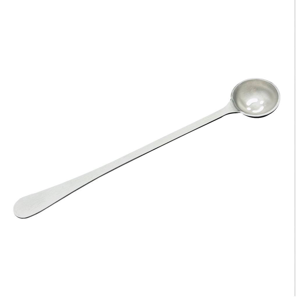 Stainless Steel Olive Strainer Spoon with Drain Hole Olive Scoop Jam Slotted Spoon Long Handle Pickle Spoons Meatball