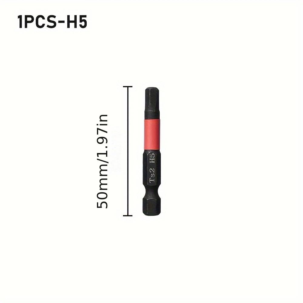 1 Pc Magnetic Screwdriver Bit Set 1/4" Hex Shank Quick Change Impact Driver with Strong Magnetic Tip Hexagonal Head Repair Hand Tools