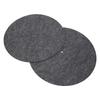 Vinyl Turntable Record Pad Prevent Static Reduce Vibration Soft LP Vinyl Record Player Slipmat 2pcs