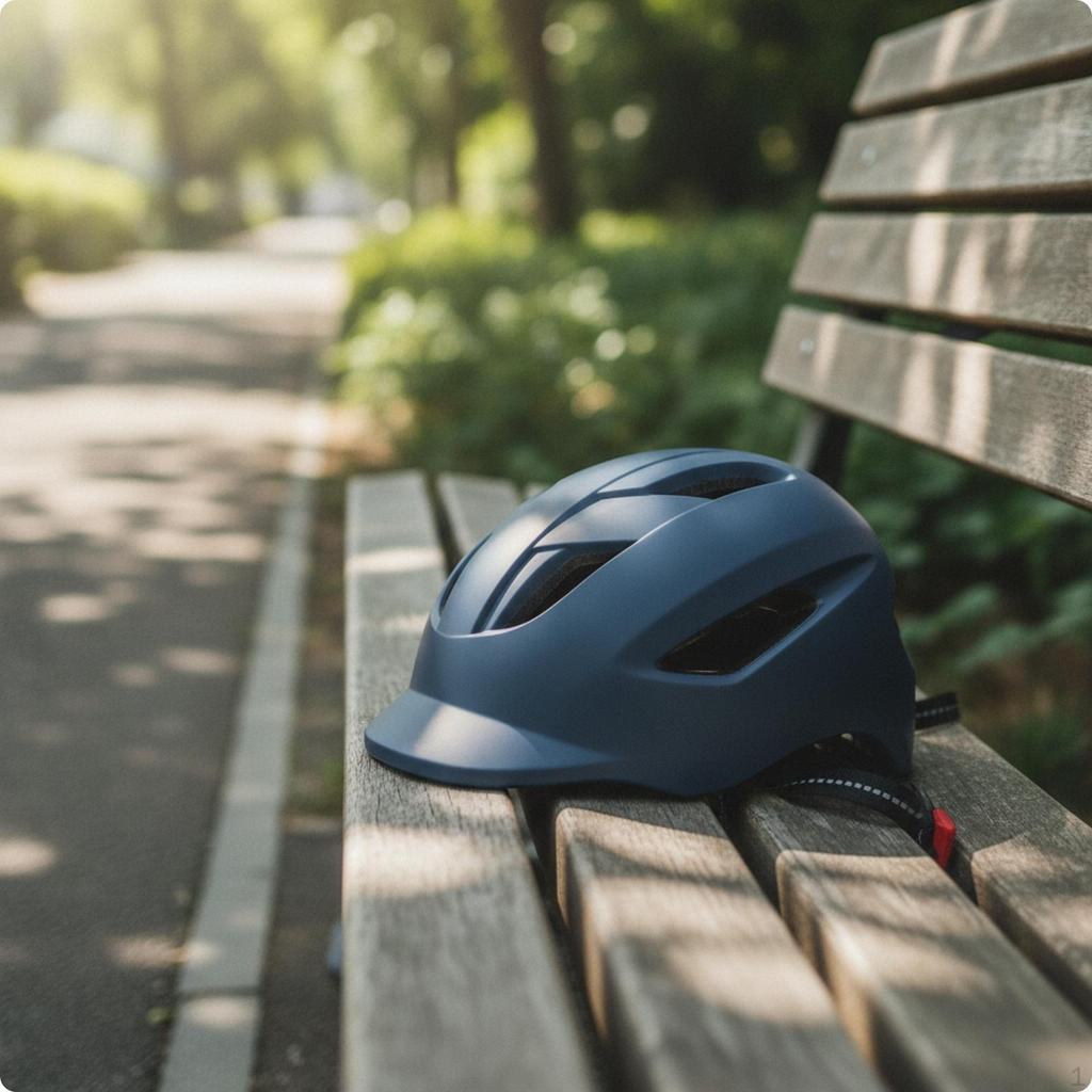 Bike Helmet with Aerodynamic Transport Visor Adjustable for Commuters, Adults, City