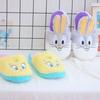 THEBEASTPIE Bugs Bunny Tweety Fluffy Room Stylish Character Gift Slippers, Shoes, Autumn/Winter, Indoor/Outdoor Use, Quiet, Warm, Women's, Cute,
