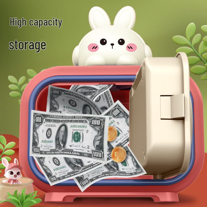 Kids' Musical Safe Piggy Bank: Large Capacity Password Savings Box and Toy