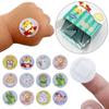 100/120PCS Round Round Band Aid Wound Dressing Children  Adhesive Bandages Cute Cartoon Bands Aid