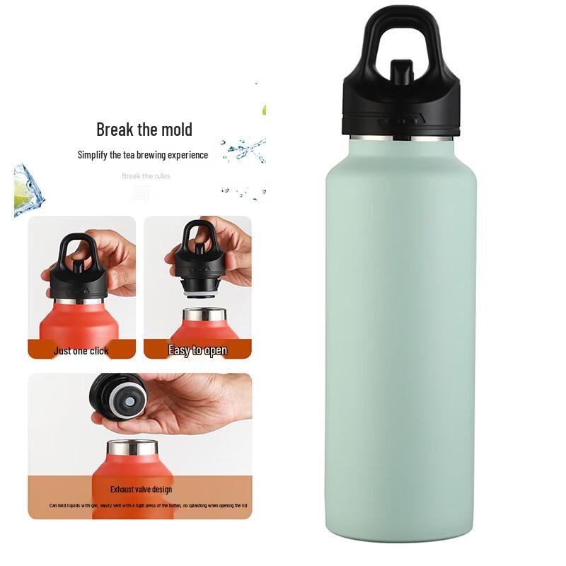Shengjia 700ml 316 Stainless Steel Quick-Open Insulated Sports Bottle