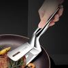 Stainless Steel Kitchen Tongs - Non-Stick, Multi-Use Food Clamp for Steak, Fish & More - Essential Cooking Tool