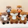 New Small Fish Backpack Otter Plush Toy Cute Doll Cute Doll for Girls Birthday Gift