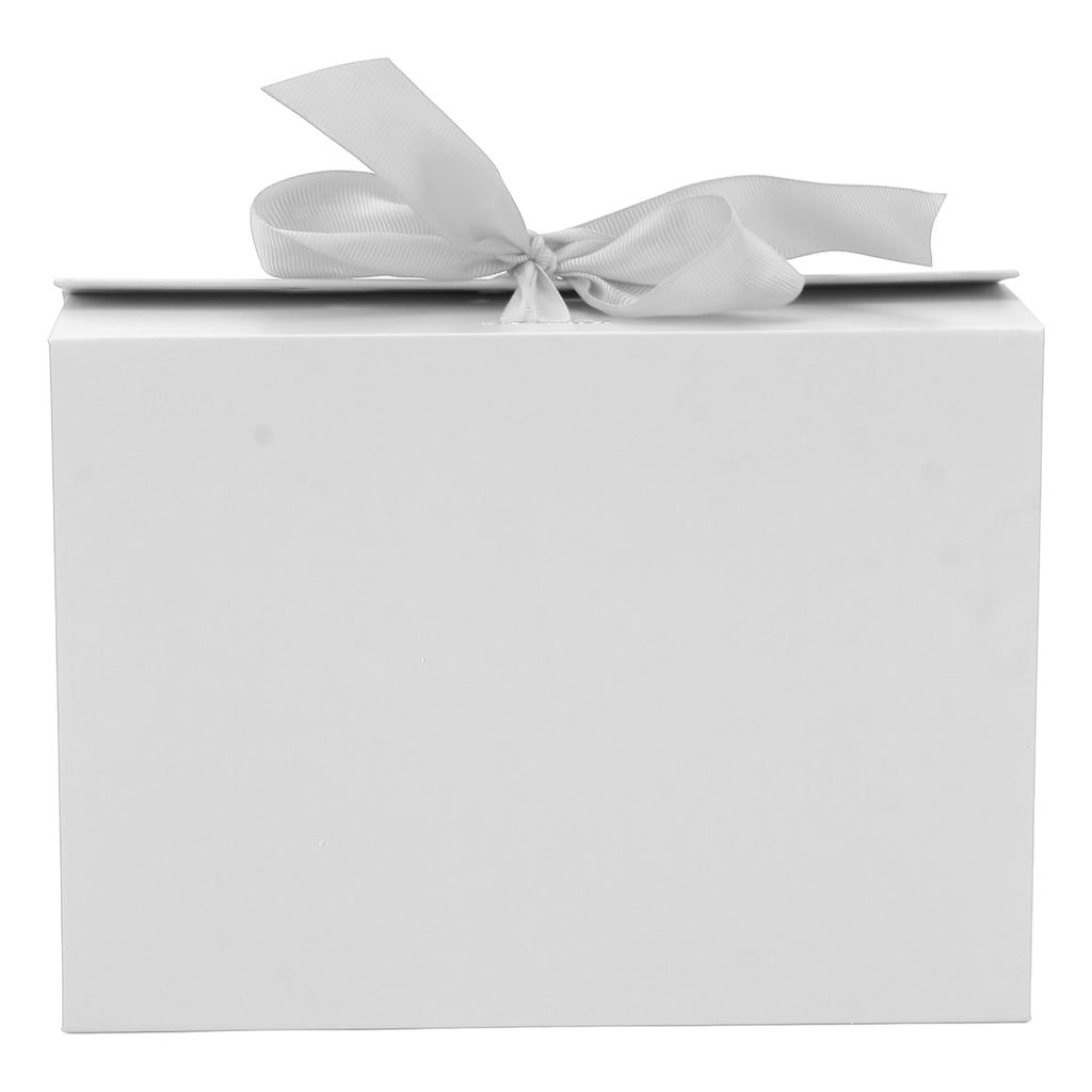 Gift Boxes Folding Pure Color Reusable Gift Wrap Boxes with Ribbon for Storing Jewelry Candies