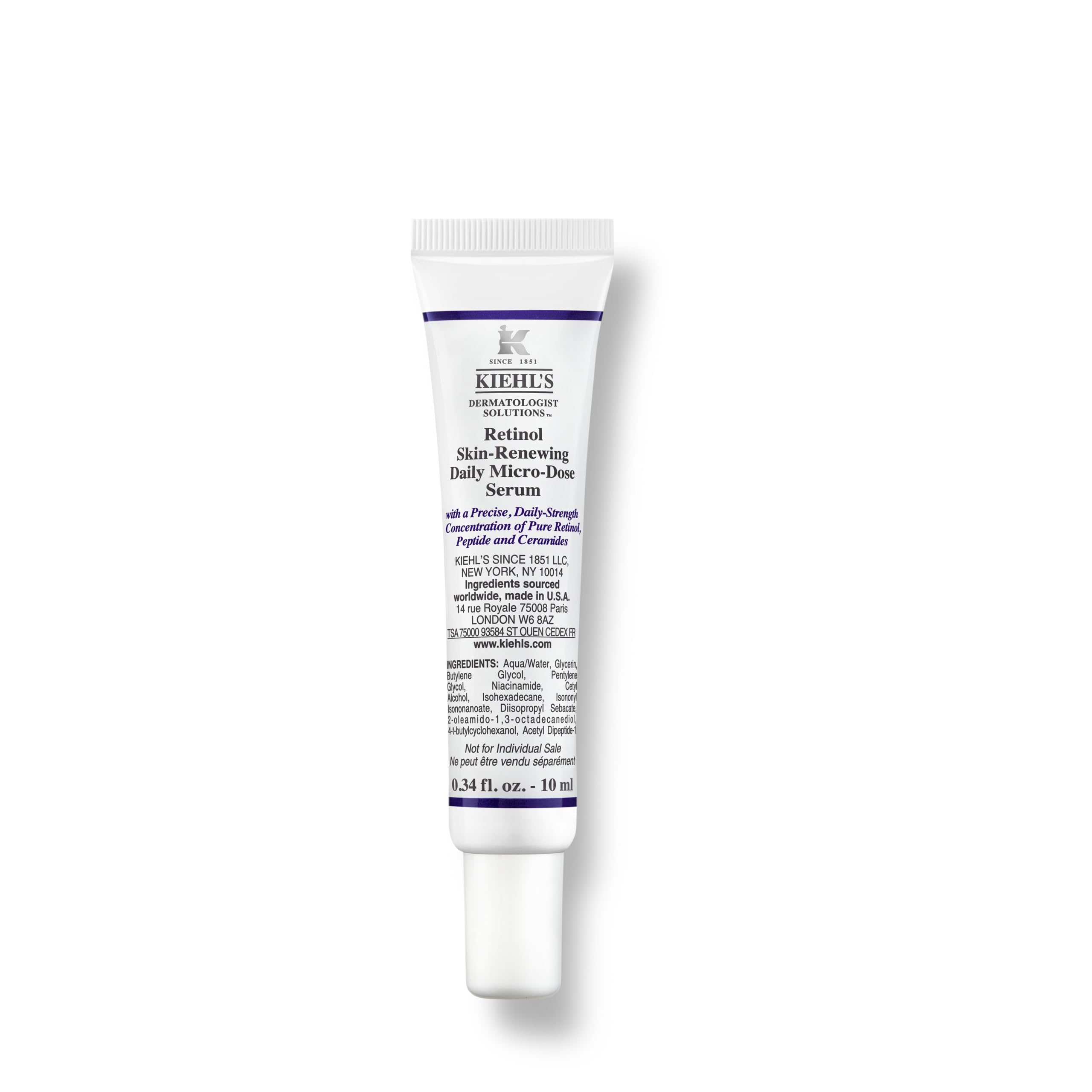DS RTN Renewing Serum 10mL Retinol Serum Moisturizing Pore Care Firming Authentic Product Kiehl s