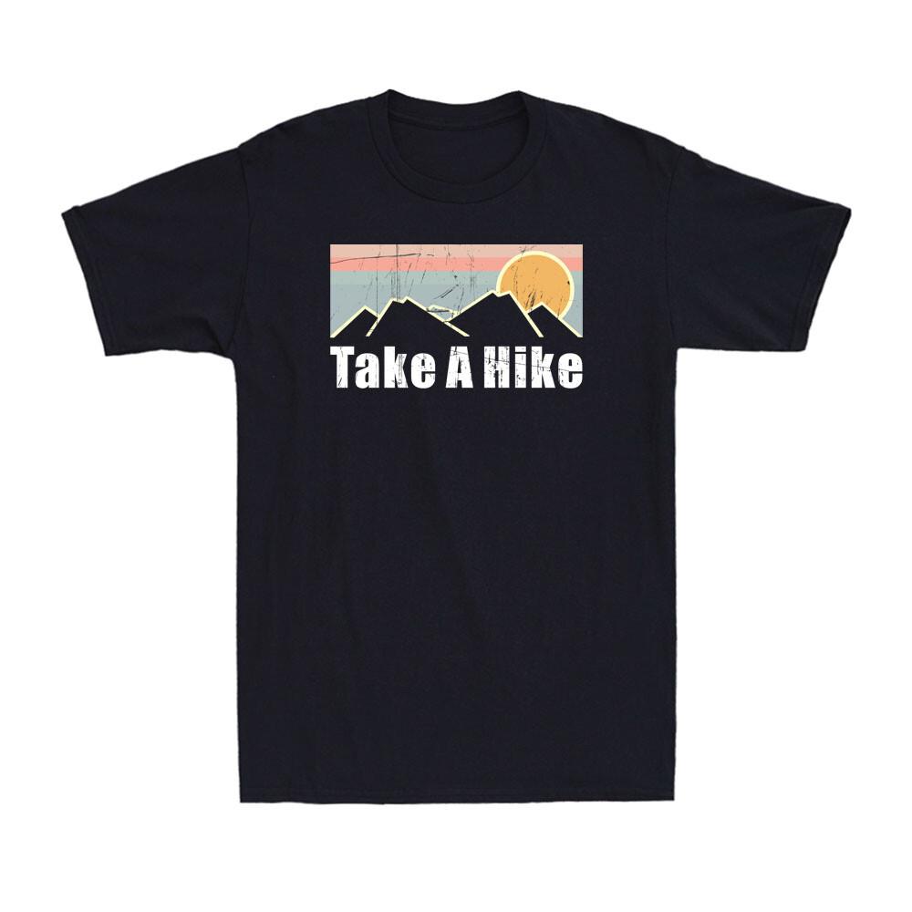 Take A Hike Funny Camping Hiking Outdoor Mountain Vintage Men T-shirt M