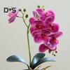Artificial Potted Plant Faux Moth Orchid Bonsai Desktop Artificial Potted Phalaenopsis Flowers for Home Dining Table Office Desk Decoration