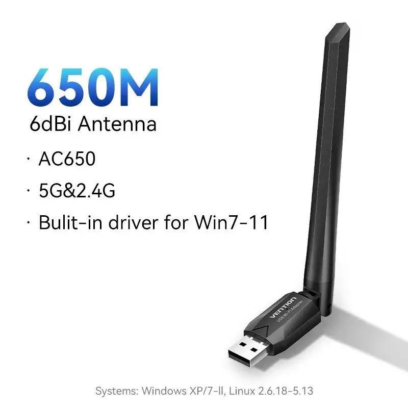 

Vention USB Bluetooth 5.0 адаптер 120M Ключ для ПК Бездротова миша Клавіатура Музика Аудіоприймач Передавач Bluetooth чорний