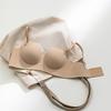 Womens Seamless Strapless Bra 1 2 3 Hook Push Up Invisible Bralette