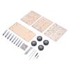 Excavator Building Toy Beech Wood Hydraulic Mechanical Model Set Kit for Teaching DIY