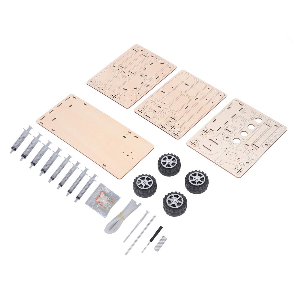 Excavator Building Toy Beech Wood Hydraulic Mechanical Model Set Kit for Teaching DIY