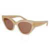 Ferragamo Brown Cat Eye Ladies Sunglasses Sf1107s 708 55
