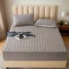 Thicking Quilted Mattress Cover Soft Breathable Elastic Double Fitted Bed Sheet with Deep Pocket Solid Color Matress For Bed