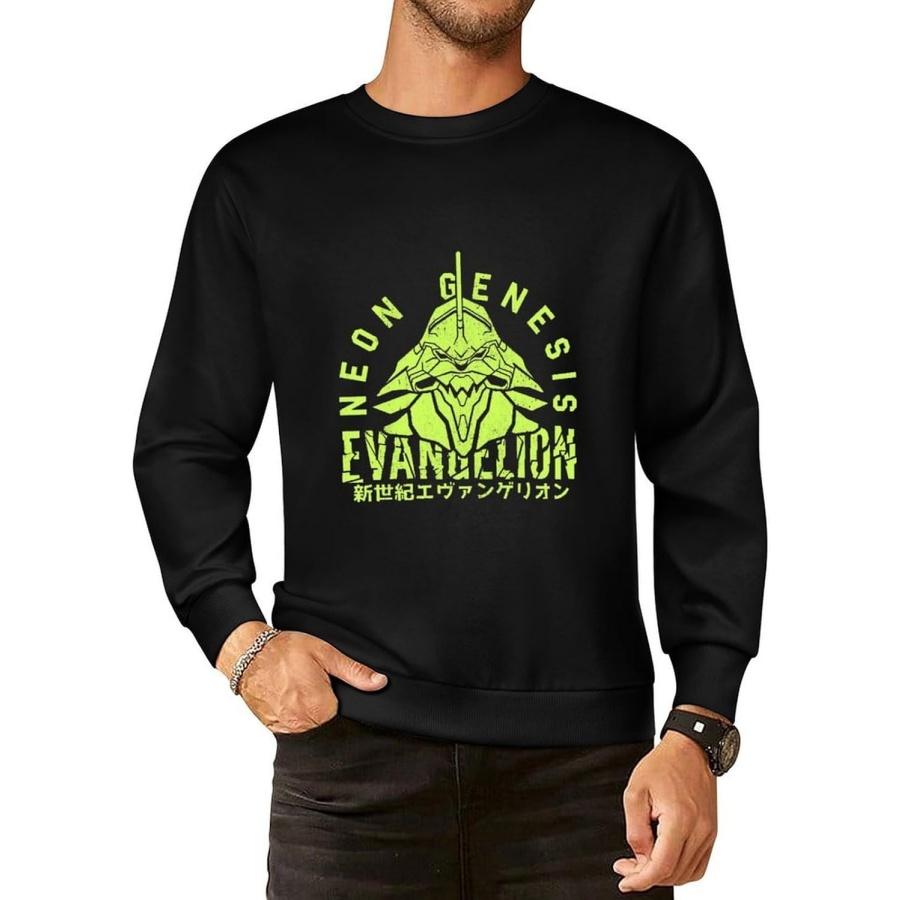 

LeaHy Men’s Sweaters Evangelion Cotton Pullover Sweater Fleece Sweatshirts Unisex XXXXXL різнокольоровий