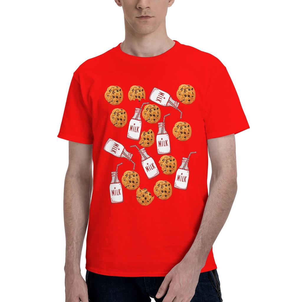 1 Piece Milk Funny 100 Cotton Tshirt Cchips Ahoys Tops Tees For Unisex