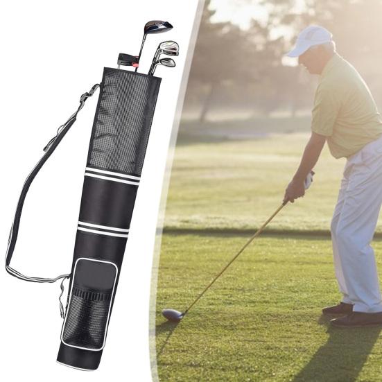 Taška na uskladnění golfových holí s více kapsami Vodotěsný nastavitelný popruh přes rameno Taška na nošení golfu Organizér na golfová týčka