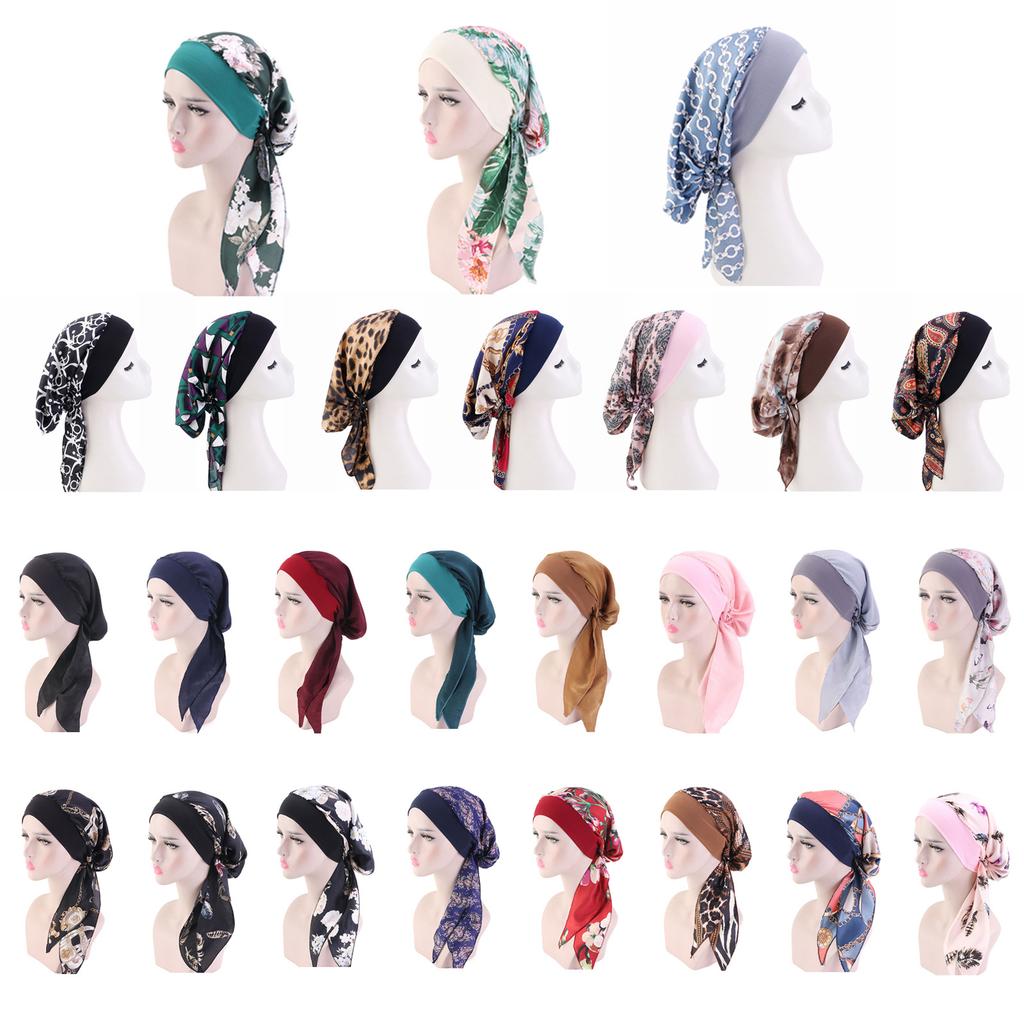 Chemotherapy Headband For Women, Summer Lightweight Chemotherapy Hat With Turban, Silk Soft Fashionable Headband
