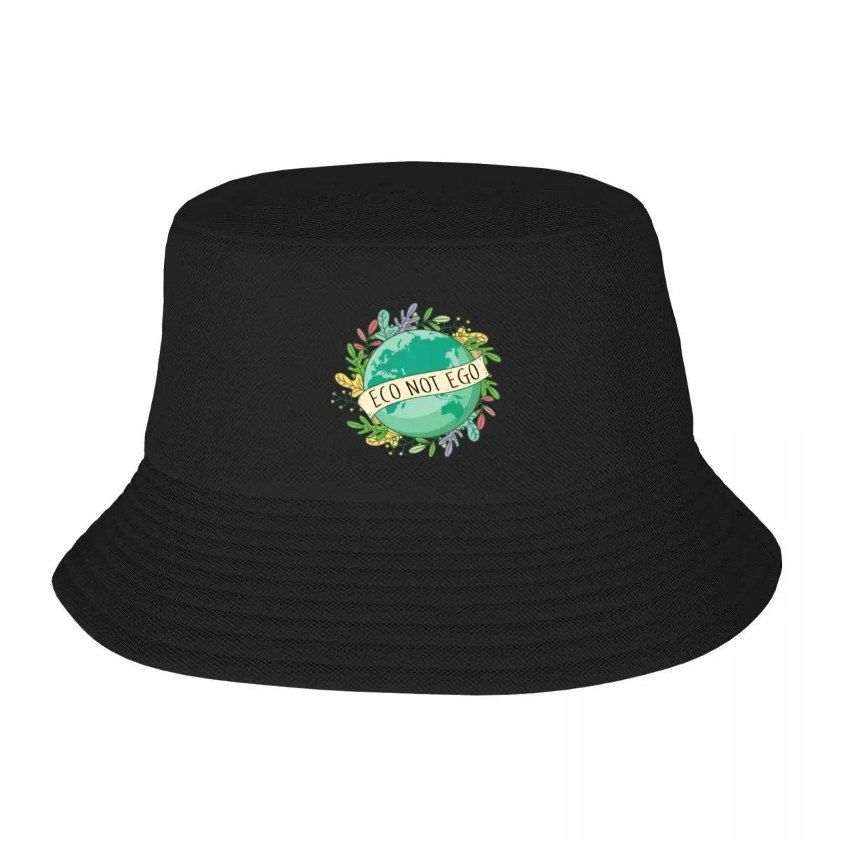 New Eco Not Ego Earth Day Climate Change Awareness Bucket Hat Cap Unisex Party Hat Unisexs Hats Womens