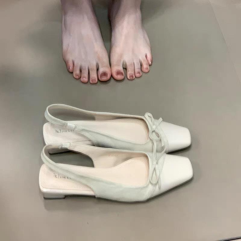 

Сказочный ветер нежная ниша бант сращивание женская обувь каблук сандалии с юбкой сумка голова толстый пустой квадратный носок одинарная обувь женщины 40 абрикосовый