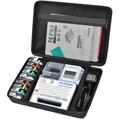 COMECASE Dedicated Protective Fully Compatible with KING JIM Tepra PRO Label Printer Magnetic Tape Other Accessories Box, SR530/SR170 & Case, (Black)