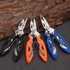 Multi-Function Fishing Pliers Stainless Steel Hook Remover Braided Line Scissors Outdoor Line Cutting & Split Ring Fishing Tools