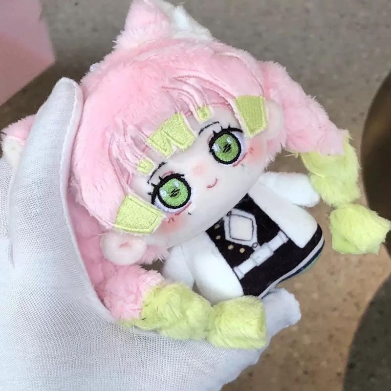 Nuovi Carini Peluche Mascotte di Demon Slayer 10cm Personaggi di Kimetsu No Yaiba Bambola di Peluche Portachiavi Morbidi Peluche per Fan Ciondolo Zaino Regalo di Compleanno
