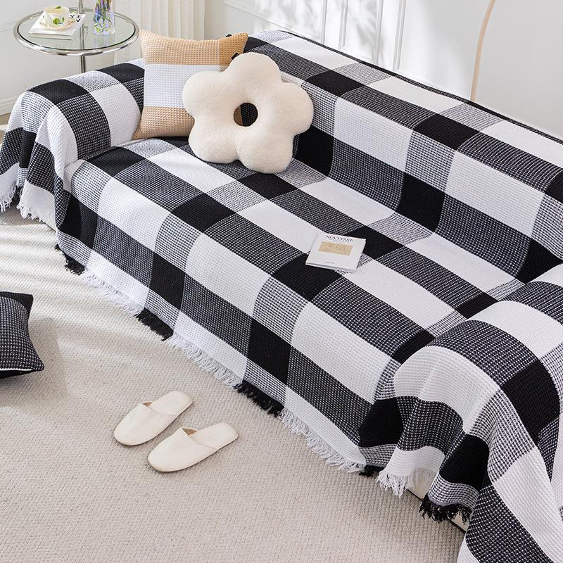 Cotton Sofa Towel Cover Cloth Full Covered Universal Sofa Dust Cover Blanket Sofa Cushion Four Seasons Universal Simple Modern Style